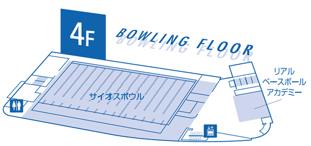 4F ボウリングのフロア